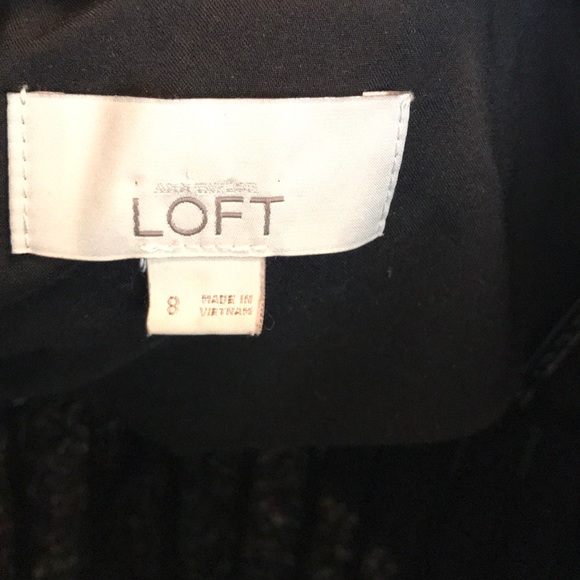 Ann Taylor Loft Gray 2-Snap Button Blazer Size 8 - Picture 3 of 8